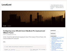 Tablet Screenshot of locallost.net